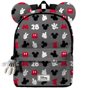 Mochila Grey Mickey Disney 41cm