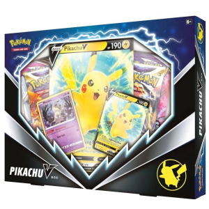 Caja juego cartas coleccionables Pikachu V Pokemon