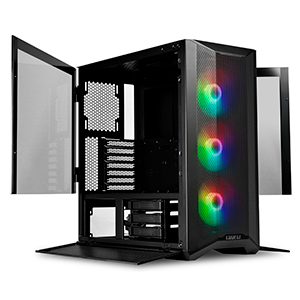 Lian Li Lancool II RGB Cristal Templado E-ATX Negro - Caja Ordenador