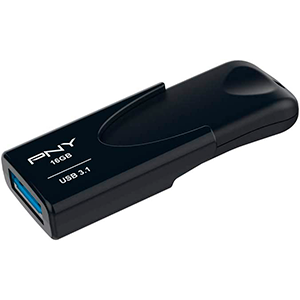 PNY Attache 4 unidad flash USB 16GB USB tipo A 3.2 Gen 1 (3.1 Gen 1) Negro