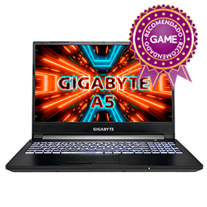 Gigabyte A5 K1 5600H Ryzen 5 - RTX 3060 MaxQ - 16GB - 512GB SSD - 15.6´´ IPS 144Hz- Ordenador Portatil Gaming en GAME.es