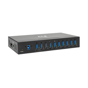 Tripp Lite Hub de 10 Puertos USB 3.0 de Grado Industrial – Inmunidad ESD de 20 kV, Caja de Metal, Instalable