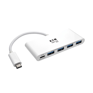 Tripp Lite U460-004-4A-C hub de interfaz USB 3.2 Gen 1 (3.1 Gen 1) Type-C 5000 Mbit/s Blanco