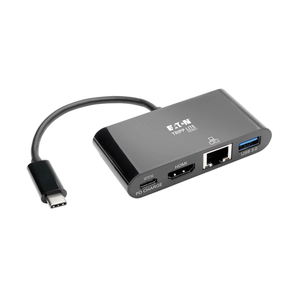 Tripp Lite U444-06N-HGUB-C hub de interfaz USB 3.2 Gen 2 (3.1 Gen 2) Type-C 5000 Mbit/s Negro