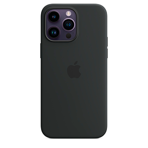 Apple iPhone 14 Pro Silicone Case Midnight - Funda Apple iPhone 14 Pro Silicone Case Midnight - Funda