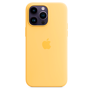 Apple iPhone 14 Pro Max Silicone Case Sunglow - Funda