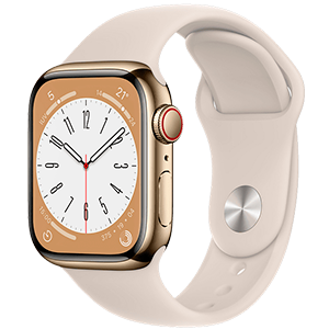 Apple Watch Series 8 OLED 45mm GPS - Celular Oro - Reloj Inteligente