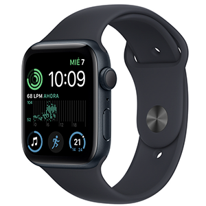 Apple Watch SE OLED 44mm GPS Negro - Reloj Inteligente