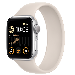 Apple Watch SE OLED 44 mm 4G Plata GPS - Reloj Inteligente