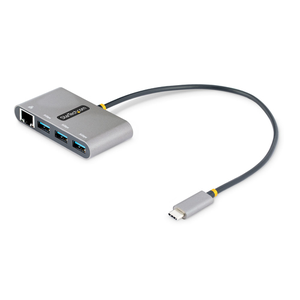 StarTech.com HB30C3A1GEA2 hub de interfaz USB 3.2 Gen 1 (3.1 Gen 1) Type-C 5000 Mbit/s Gris