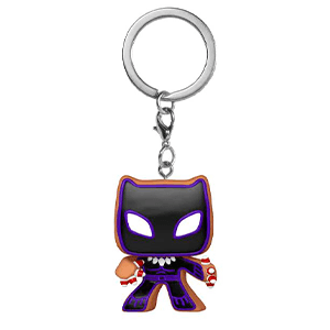 Llavero Pocket POP Marvel Holiday Black Panther