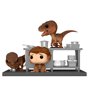 Figura POP Jurassic Park Tim  Velociraptors Exclusive