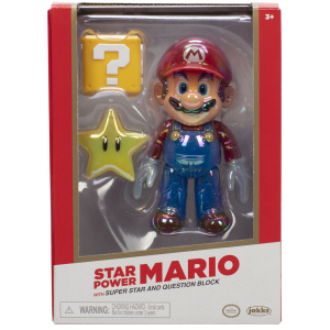 Figura Star Power Mario Gold Super Mario Bros 10cm para Merchandising en GAME.es