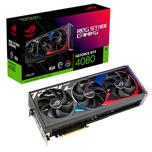 ASUS ROG Strix GeForce RTX 4080 16GB GDDR6X OC Edition - Tarjeta Grafica Gaming