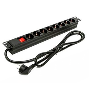 Phasak BNS-1518 8 Enchufes - 1.5m - Negro - Enrackable - Regleta Phasak BNS-1518 8 Enchufes - 1.5m - Negro - Enrackable - Regleta