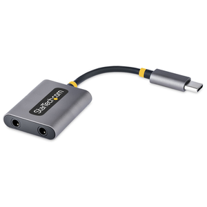 StarTech.com Divisor USB-C de Auriculares - Adaptador USB Tipo C a 2 Auriculares - Multiplicador para Dos Auriculares con Micróf