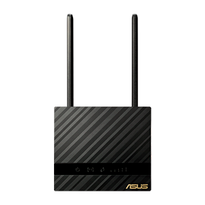 ASUS 4G-N16 router inalámbrico Gigabit Ethernet Banda única (2,4 GHz) Negro