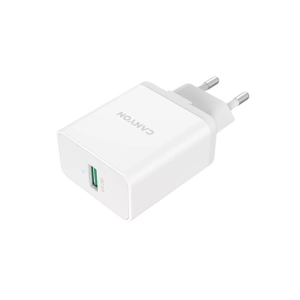 Canyon CNE-CHA24W USB A 24w Carga Rapida Blanco - Cargador