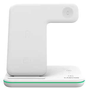 Canyon WS-303 USB C Inalambrico 3 en 1 Blanco - Cargador