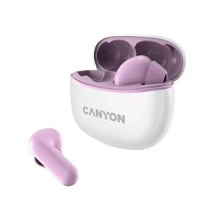Canyon CNS-TWS5PU True Wireless BT - Estuche - Morado - Auriculares
