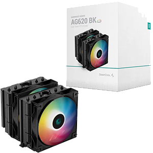 DeepCool AG620 BK ARGB 12cm Negro Blanco - disipador CPU