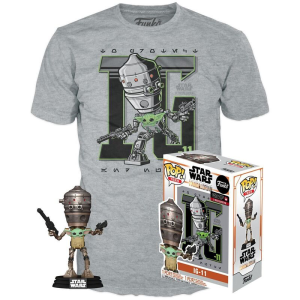 Set figura POP Tee Star Wars IG-11 With the Child Exclusive Talla S Set figura POP Tee Star Wars IG-11 With the Child Exclusive Talla S