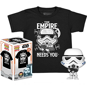 Set figura Pocket Pop and Tee Star Wars Stormtrooper Exclusive