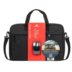 Rivacase 8038 Bundle 15.6´´ + Wireless Mouse - Maletin