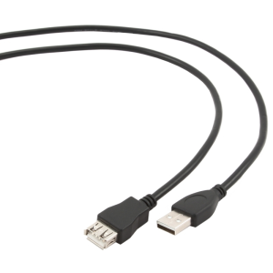 Gembird 1.8m USB 2.0 A M/FM cable USB 1,8 m USB A Negro