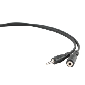 Gembird Audio EXT.JACK 3.5 M/H 1,5 Mts Negro - Cable