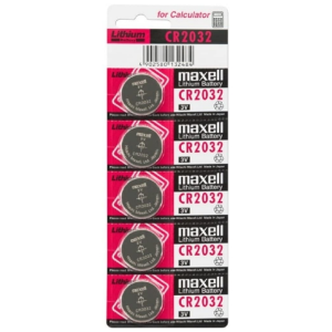 Maxell CR2032 Pila botón 3V Lítio Pack 5 Unidades