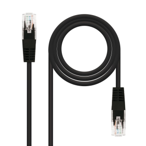 Nanocable Red Latiguillo RJ45 CAT.6 UTP AWG24 Negro 25cm - Cable