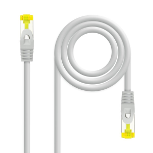 Nanocable Cable Red Latiguillo RJ45 LSZH CAT.6A SFTP AWG26, Gris, 30 cm