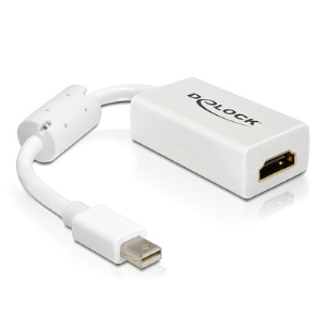 DeLOCK Adapter mini Displayport / HDMI FM HDMI tipo A (Estándar) Blanco DeLOCK Adapter mini Displayport / HDMI FM HDMI tipo A (Estándar) Blanco