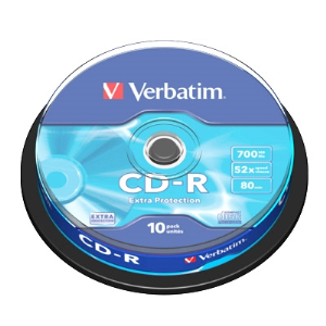 Verbatim CD-R Extra Protection 700MB 10Uds - CDR