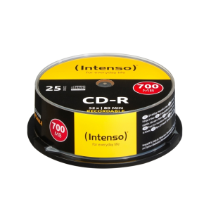 Intenso CD-R 700MB/80min tubo 25 unidades - CD-R
