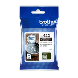 Brother LC-422BK cartucho de tinta 1 pieza(s) Original Negro