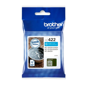 Brother LC-422C cartucho de tinta 1 pieza(s) Original Cian