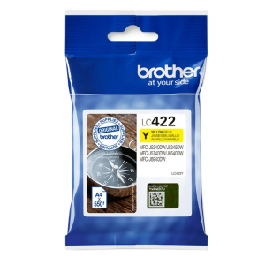 Brother LC-422Y cartucho de tinta 1 pieza(s) Original Amarillo