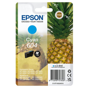 Epson 604 cartucho de tinta 1 pieza(s) Original Rendimiento estándar Cian Epson 604 cartucho de tinta 1 pieza(s) Original Rendimiento estándar Cian
