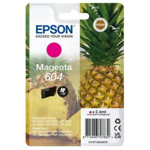 Epson 604 cartucho de tinta 1 pieza(s) Compatible Rendimiento estándar Magenta