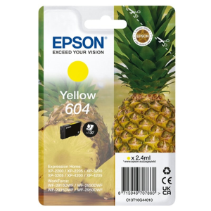 Epson 604 cartucho de tinta 1 pieza(s) Original Rendimiento estándar Amarillo