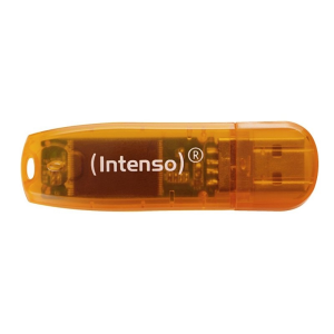 Intenso Rainbow Line 64GB USB A 2.0 Naranja - Pendrive