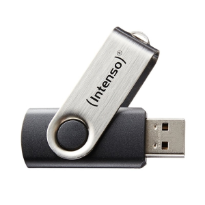 Intenso Basic Line unidad flash USB 64GB USB tipo A 2.0 Negro, Plata