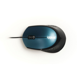 iggual IGG317556 ratón mano derecha USB tipo A Óptico 800 DPI
