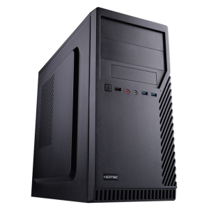 Hiditec CHA010012 carcasa de ordenador Micro Torre Negro