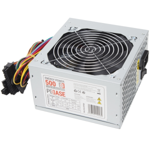 PCCASE EP-500 500W 20+4 pin ATX Plata - Fuente Alimentacion PCCASE EP-500 500W 20+4 pin ATX Plata - Fuente Alimentacion