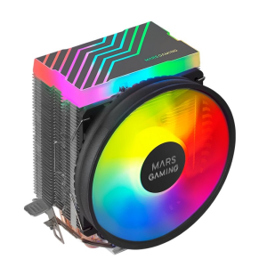 Mars Gaming MCPU33 Dual FRGB 3 Heatpipes HCT TDP 140W 11cm - Disipador CPU