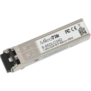 Mikrotik S-85DLC05D 1250 Mbit/s SFP 850 nm - Transceptor Mikrotik S-85DLC05D 1250 Mbit/s SFP 850 nm - Transceptor