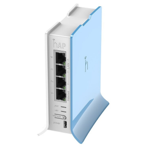 Mikrotik RB941-2ND-TC punto de acceso inalámbrico 300 Mbit/s Azul, Blanco